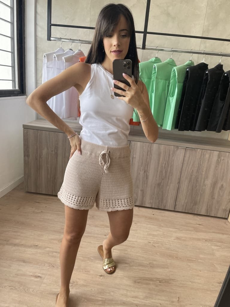 SHORT BELLA BEIGE - Image 2