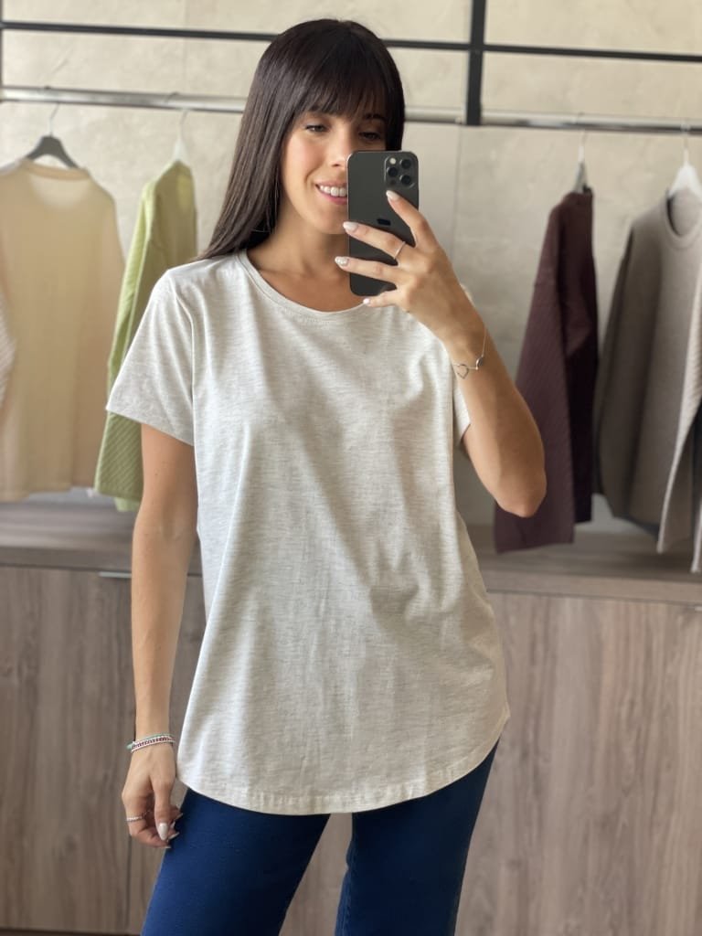 REMERA LIA GRIS