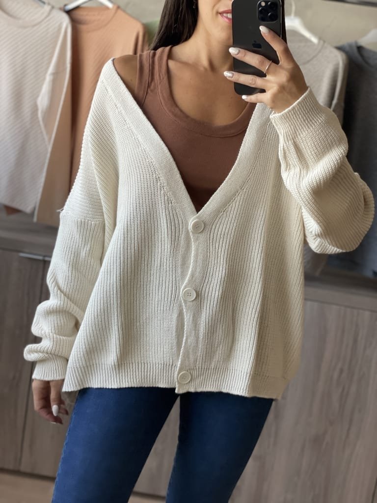 CARDIGAN LEPUS NATURAL - Image 2