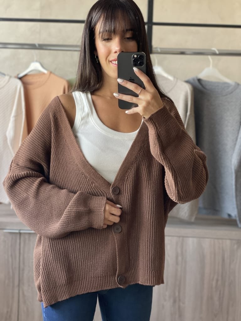 CARDIGAN LEPUS CHOCO