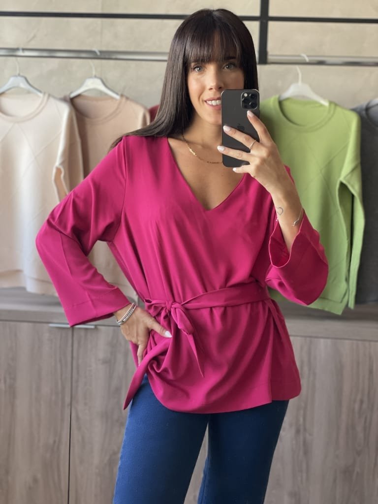 BLUSA FLORIS MAGENTA