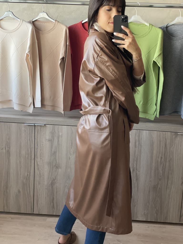 TRENCH YOLA MARRON - Image 3