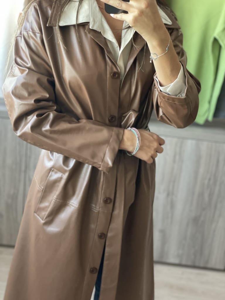 TRENCH YOLA MARRON - Image 4