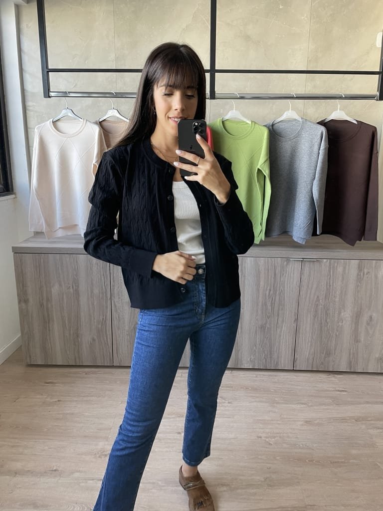 CARDIGAN CAPRIA NEGRO - Image 2