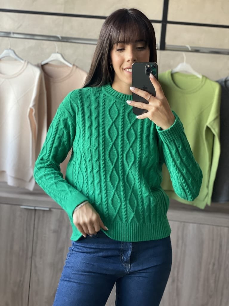 SWEATER CIELO VERDE