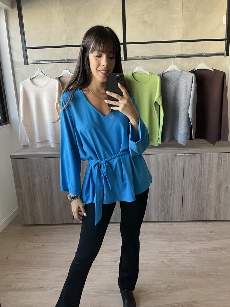 BLUSA FLORIS TURQUESA - Image 2