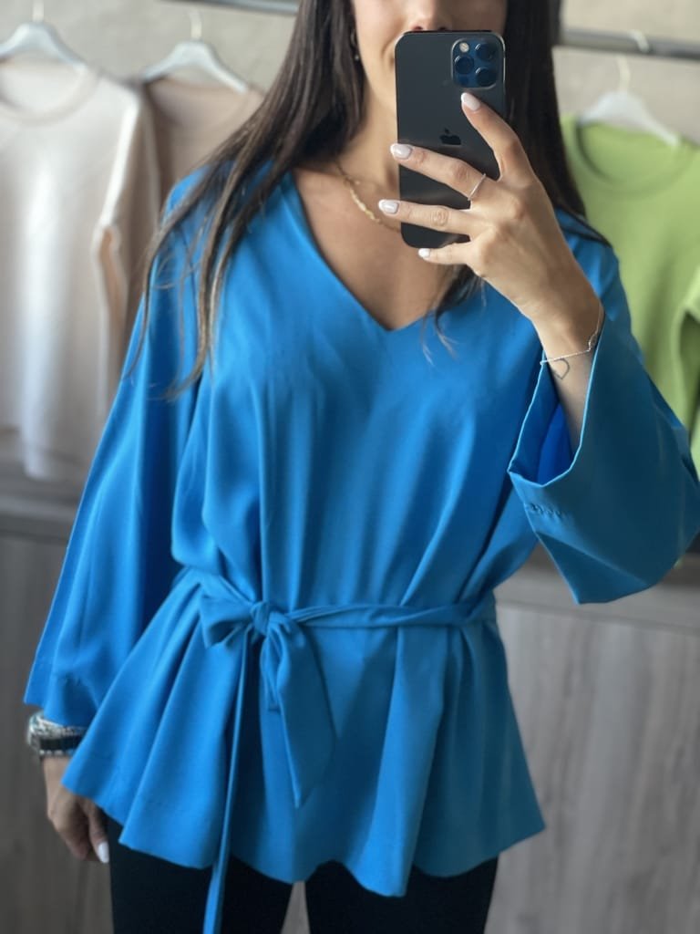 BLUSA FLORIS TURQUESA - Image 4