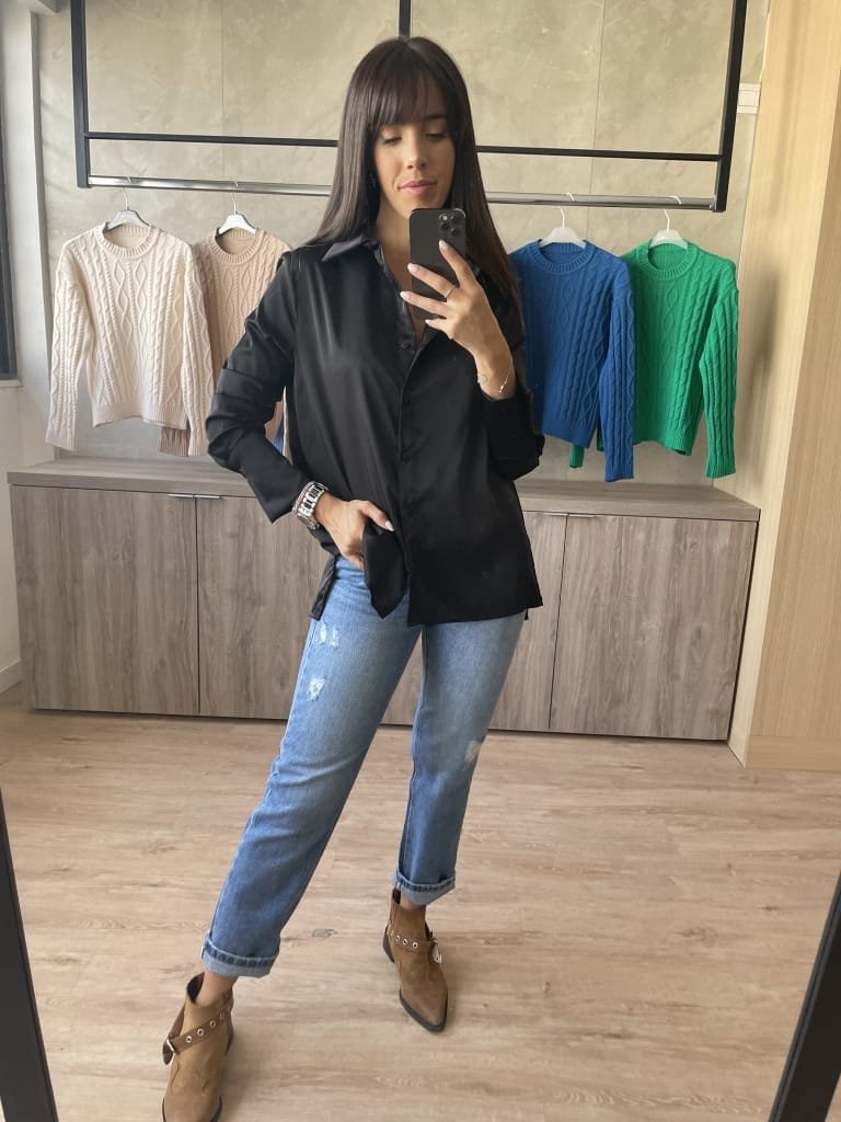 CAMISA HAMSHIRE NEGRA - Image 2