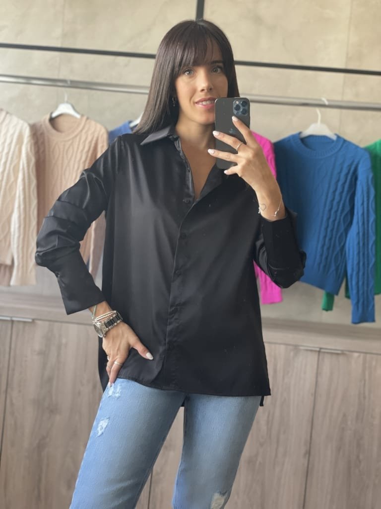 CAMISA HAMSHIRE NEGRA