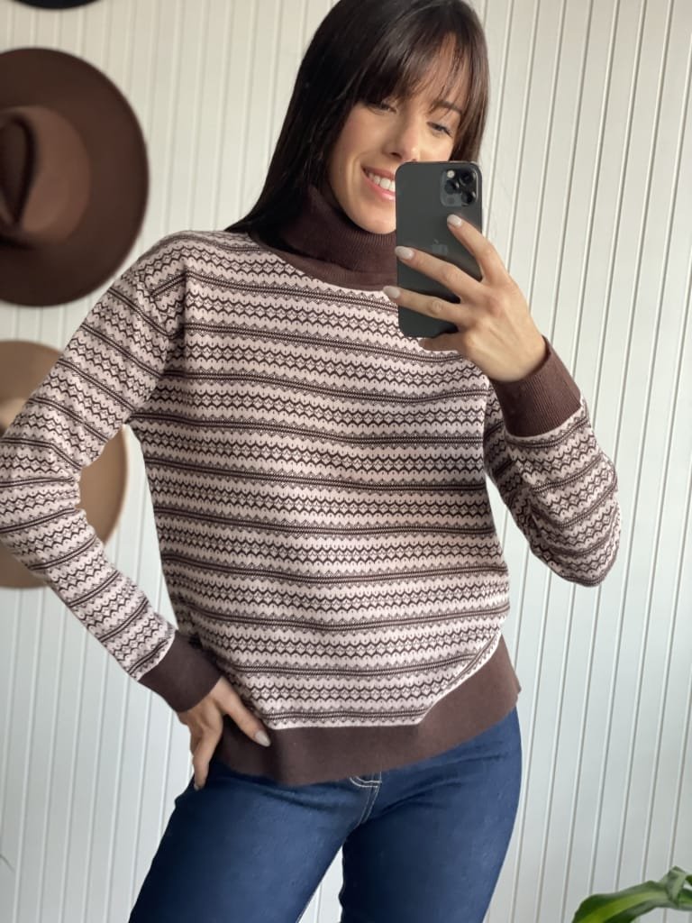 POLERA NOREL CHOCO - Image 2