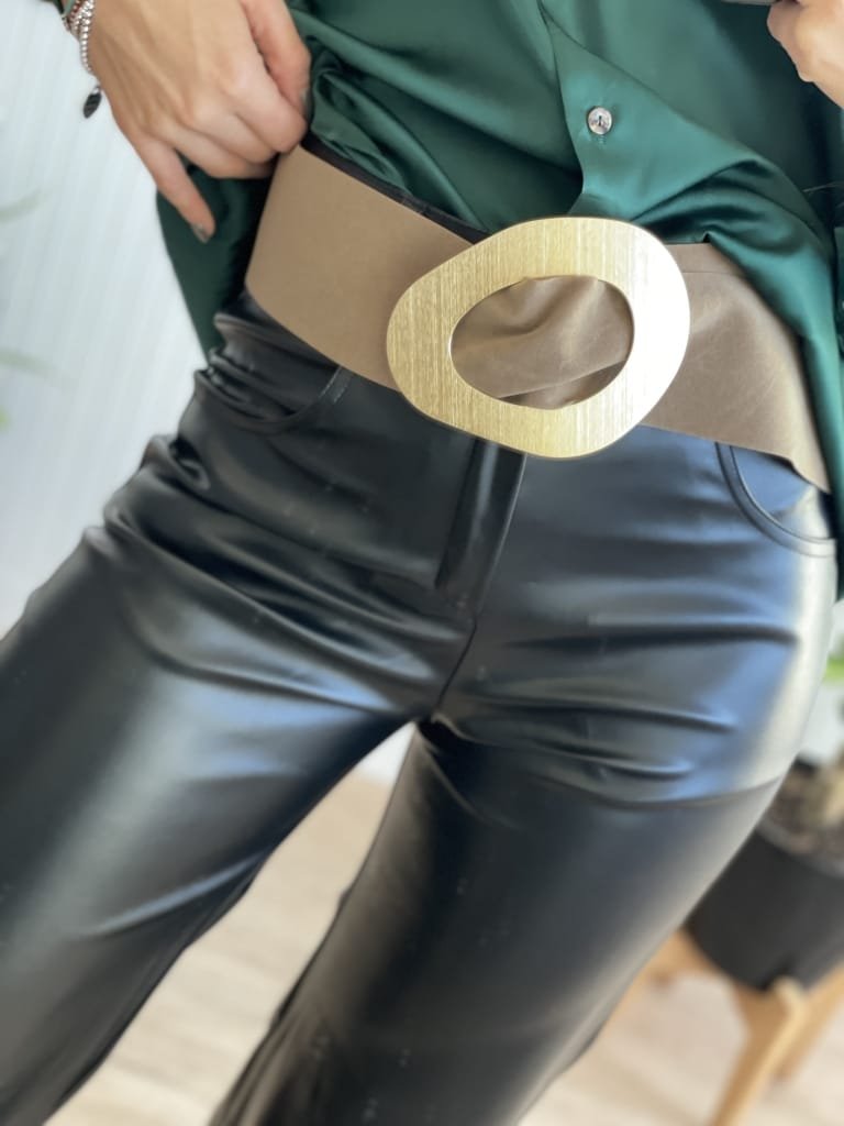 FAJA DE GAMUZA BEIGE