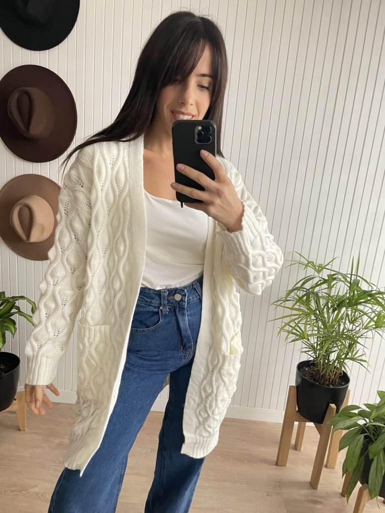 SACON TEJIDO BLANCO - Image 2