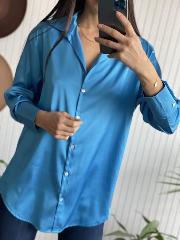 CAMISA SATENITA TURQ - Image 2