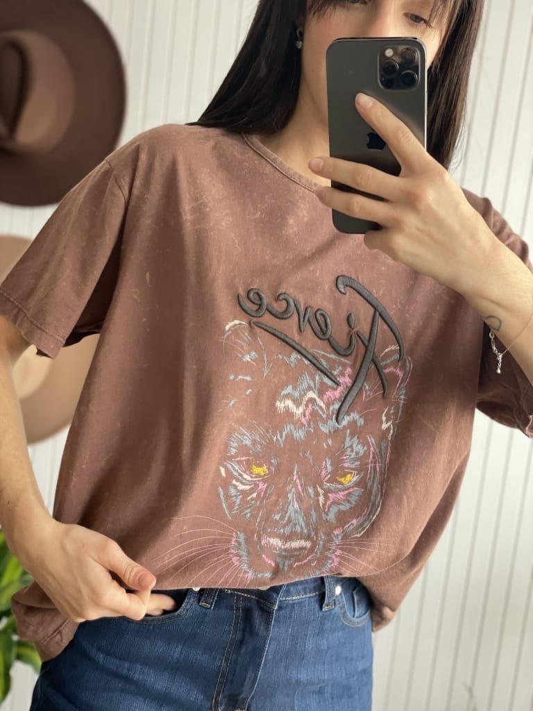 REMERA FIERCE CHOCO - Image 2