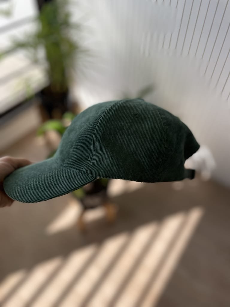 GORRA VERDE CORDEROY - Image 2