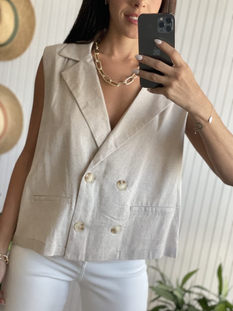 CHALECO TOSU LINEN - Image 2