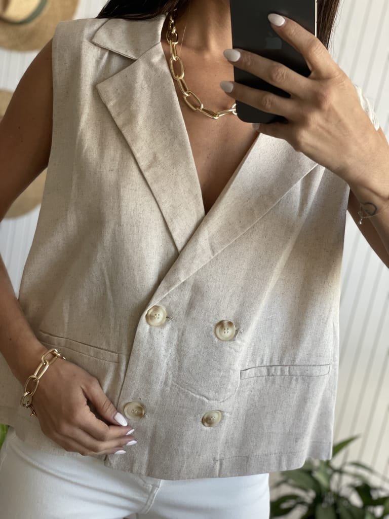 CHALECO TOSU LINEN - Image 3