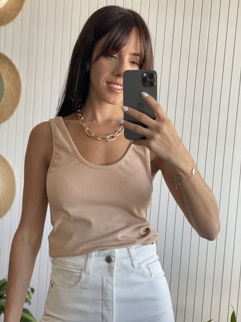 MUSCULOSA FRANI BEIGE - Image 2