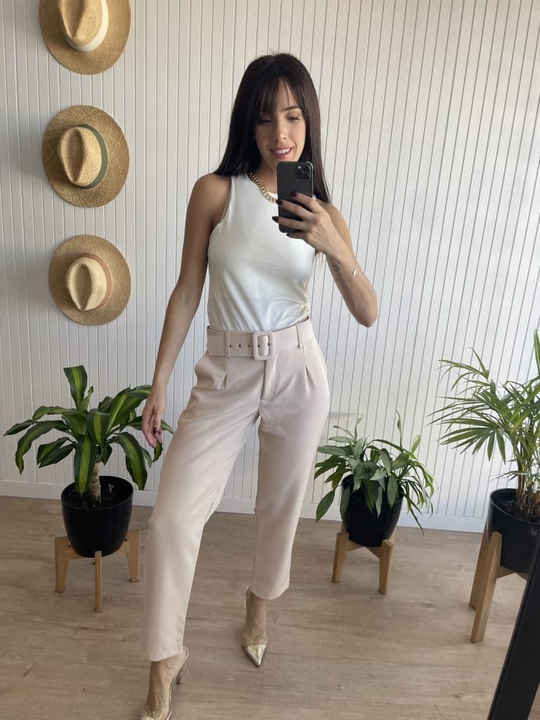 PANTALON PRAGA BEIGE - Image 2