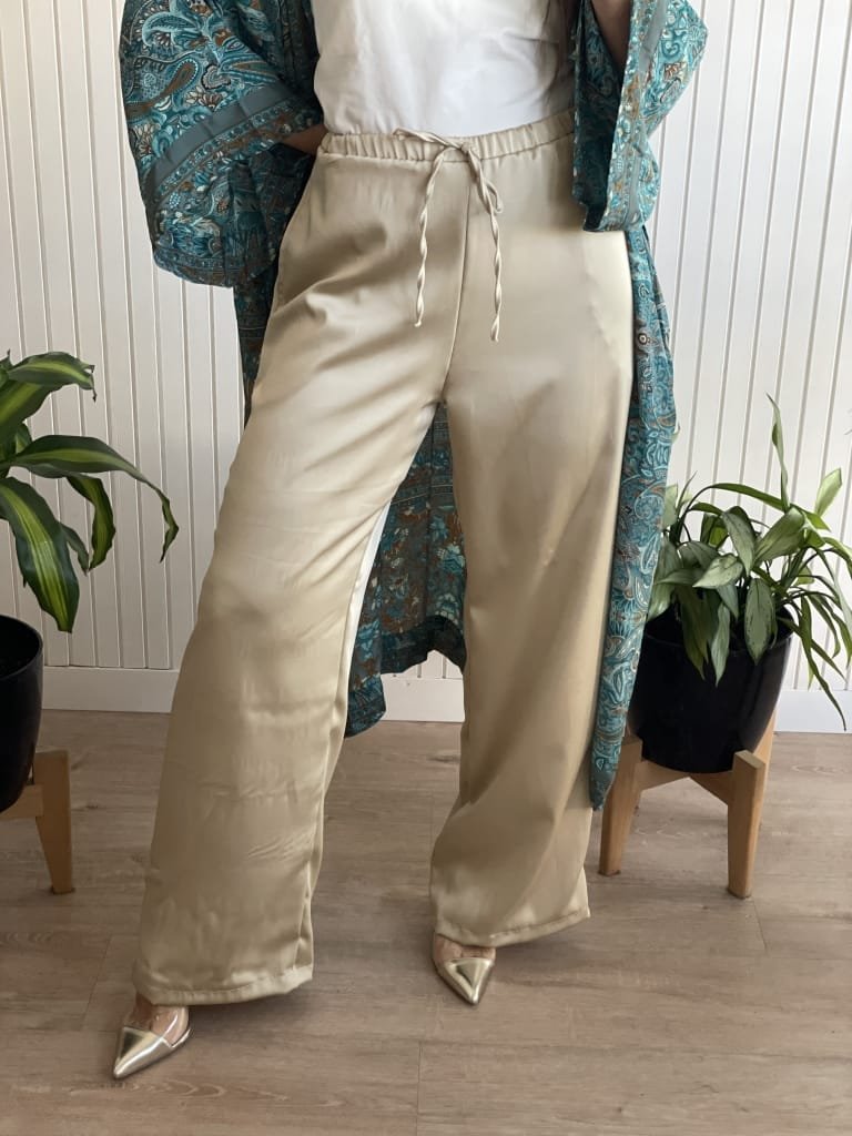 PANTALON BIGOT BEIGE