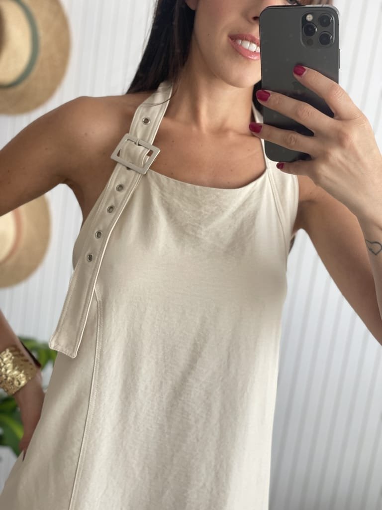 VESTIDO MARVA BEIGE - Image 3