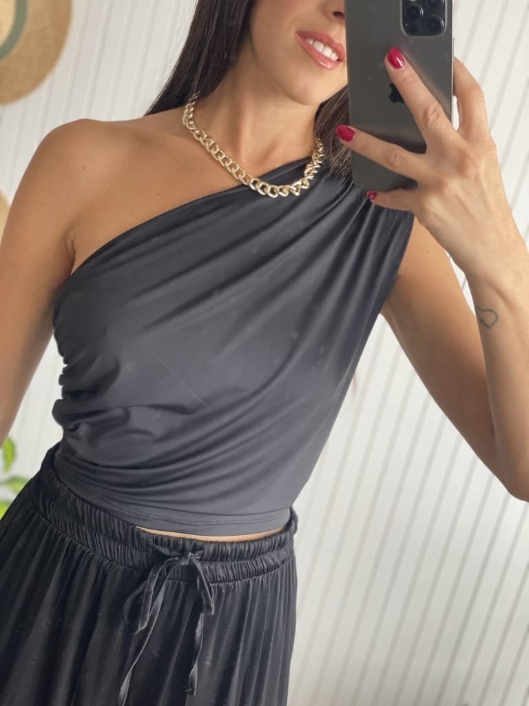 TOP DRAP NEGRO - Image 2
