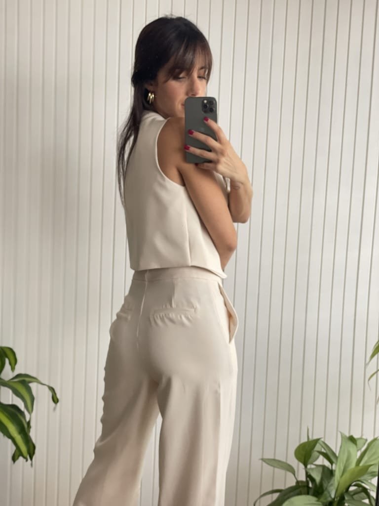 CHALECO HELVIA BEIGE - Image 3