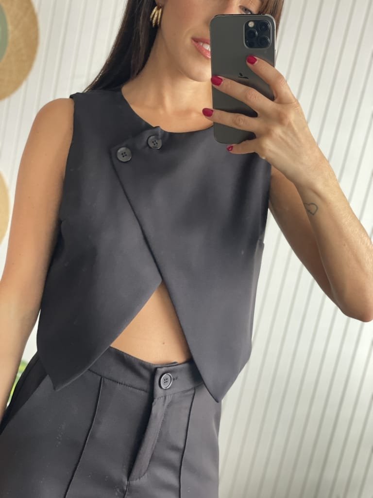 CHALECO HELVIA NEGRO - Image 3