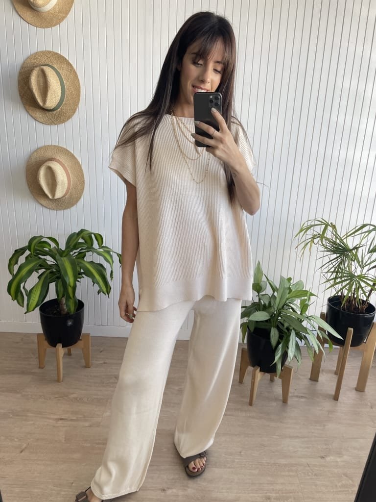 PANTALON CHINE NATURAL - Image 4