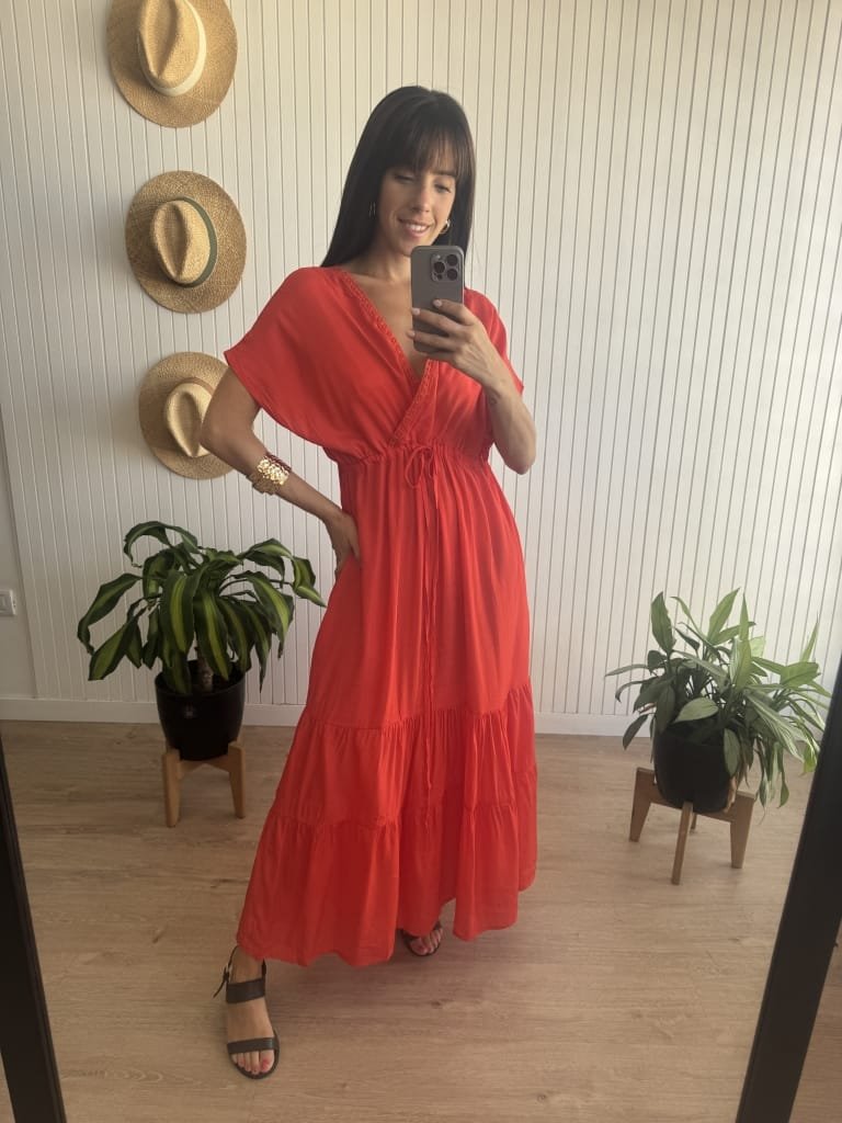 VESTIDO SATU ROJO