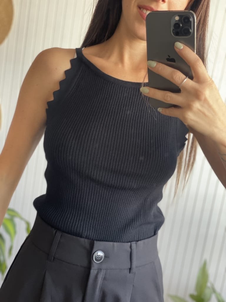 TOP TEJIDO LUNI NEGRO - Image 3