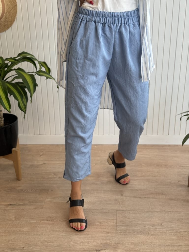 PANTALON HARLEM AZUL