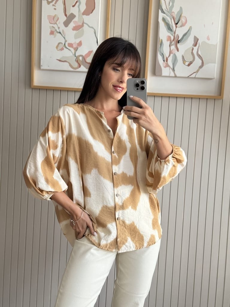 BLUSA NET BEIGE - Image 2