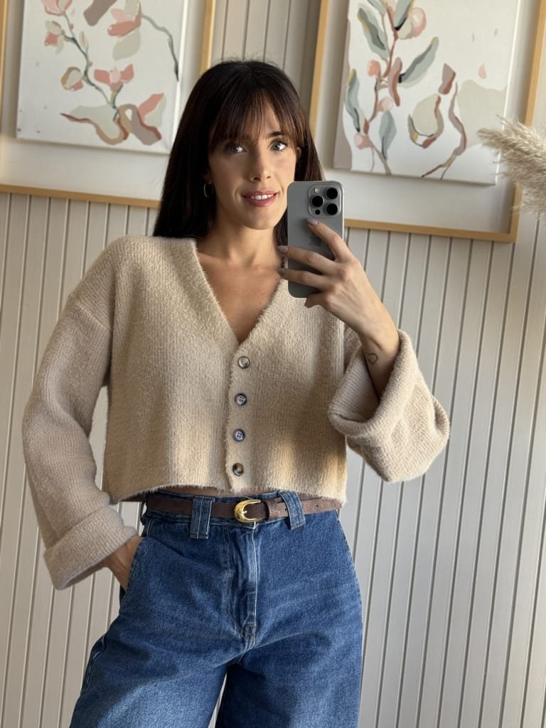 CARDIGAN AMERY BEIGE - Image 4