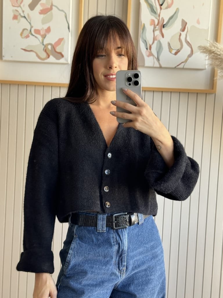 CARDIGAN AMERY NEGRO