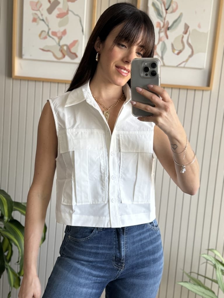 CAMISA CROPI BLANCA - Image 2