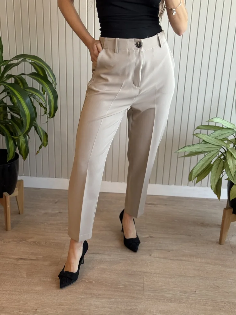 pantalon cigarette mujer Pantalones cigarette, la tendencia de los 80 que vuelve esta primavera y que sienta bien a todas unique denim material PANTALON CIGARETTE VISON | de