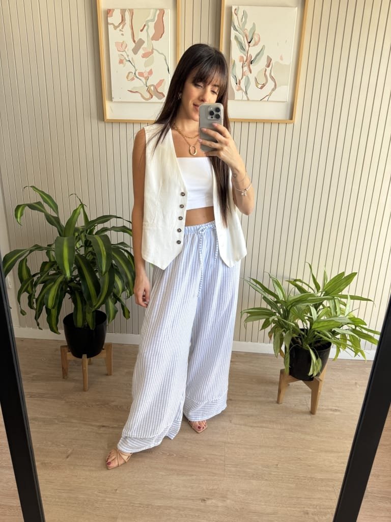 PANTALON SELENE CELESTE - Image 3