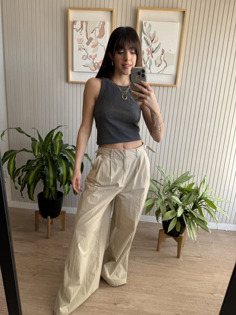 PANTALON GANCHOS BEIGE - Image 3