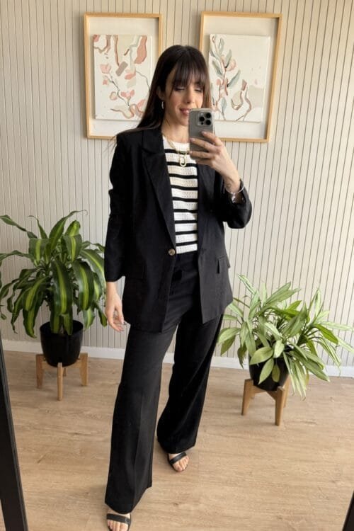 Alternative view of PANTALON NOMADE NEGRO