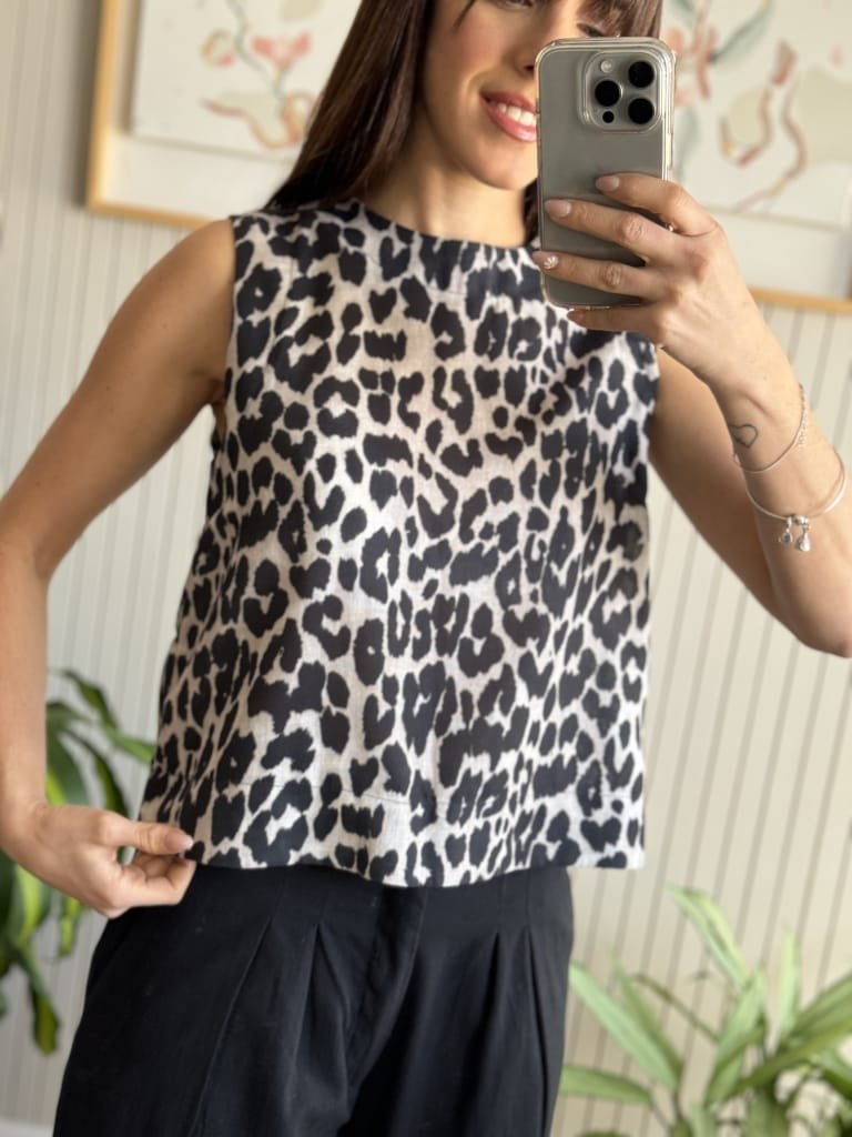 BLUSA BASIC ANIMAL PRINT - Image 4