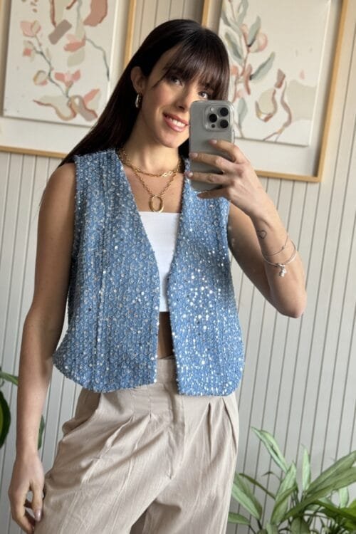CHALECO LENT DENIM