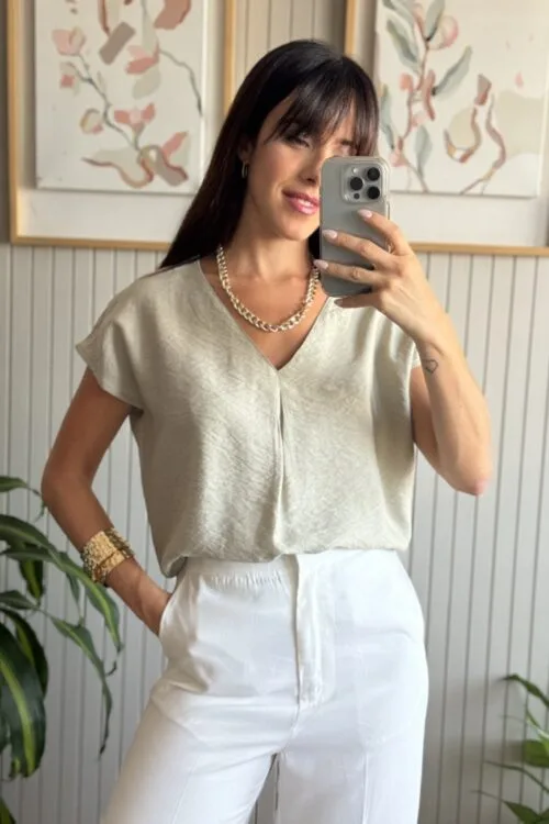 Alternative view of BLUSA BRIANA VERDE