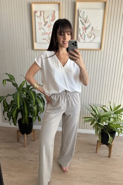 Alternative view of BLUSA BRIANA BLANCA