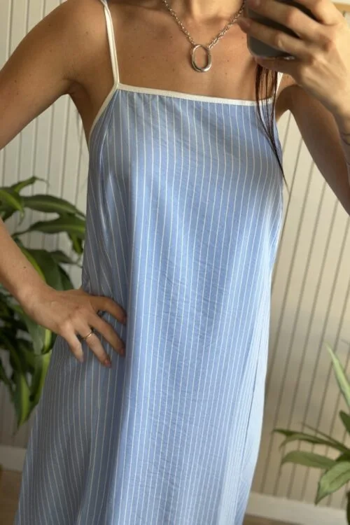 Alternative view of VESTIDO TERET CELESTE