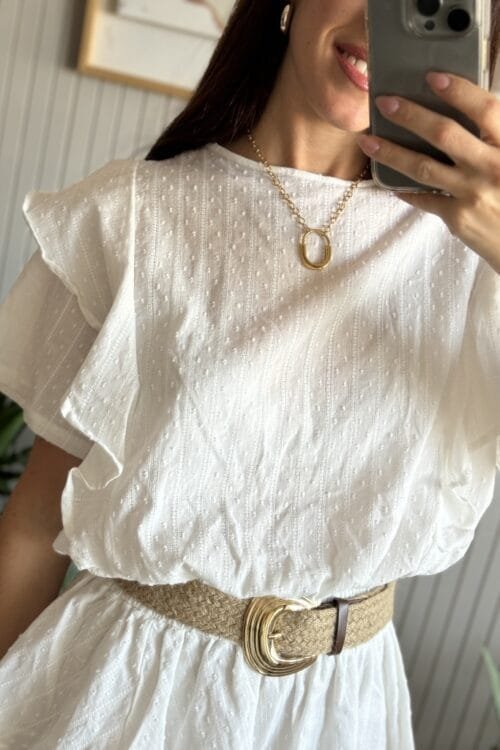 Alternative view of BLUSA MURANO PLUM