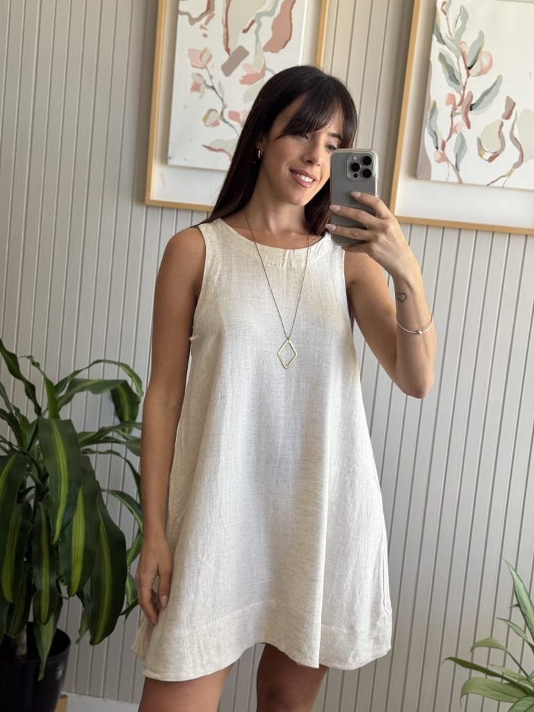VESTIDO JACKIE LINEN