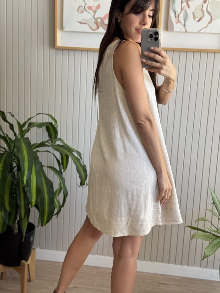 VESTIDO JACKIE LINEN - Image 4