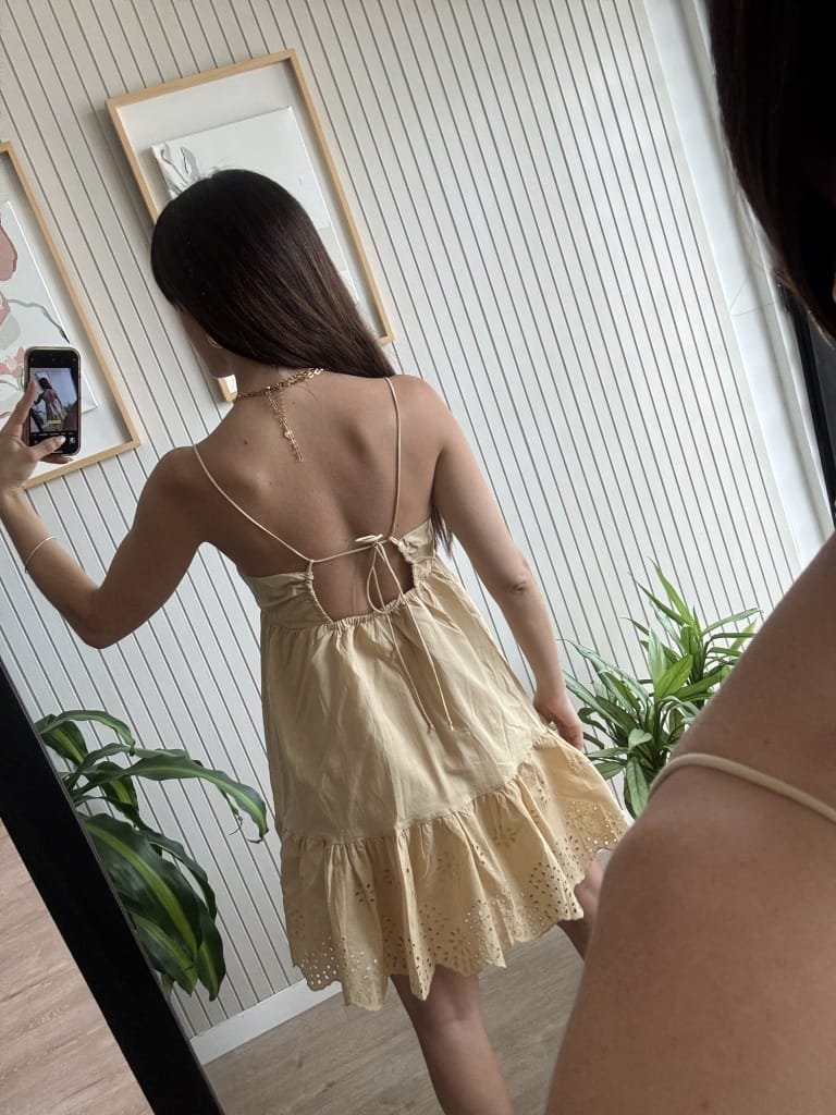 VESTIDO HAVEN BEIGE - Image 4