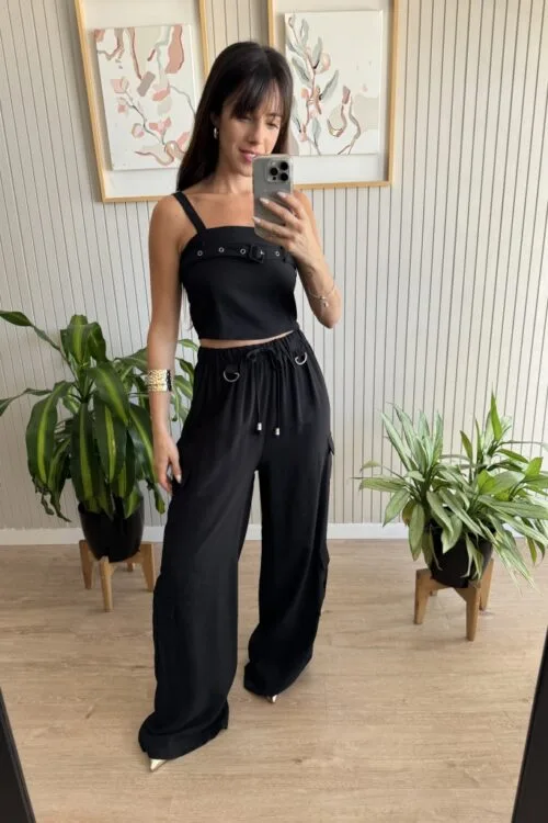 Alternative view of TOP MIN BLACK